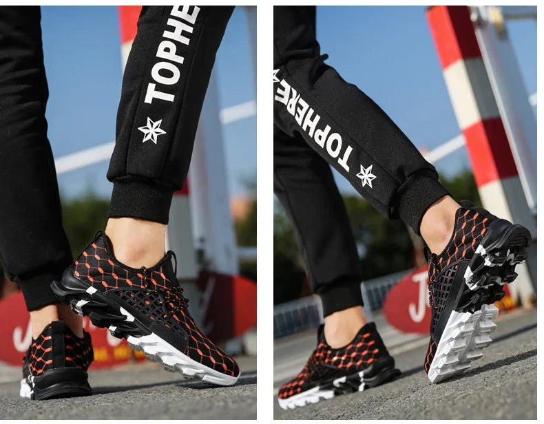 Men’s Breathable Sports Shoes Casual Walking Sneakers