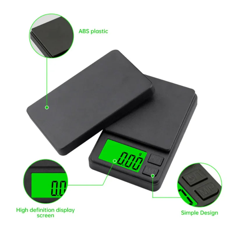 Precision Pocket Scale 1000g X 0.1g – Digital Scale for Food, Travel