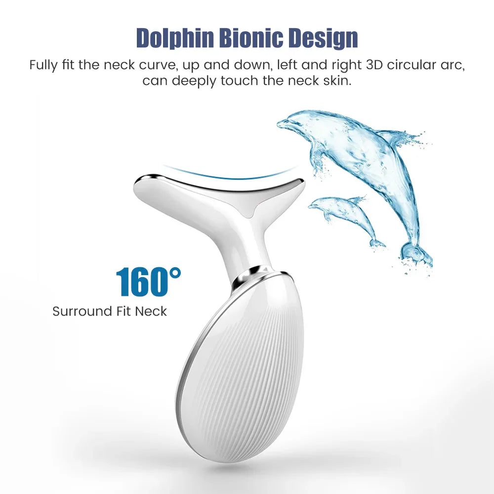 EMS Face & Neck Lift Device – LED Therapy & Anti-Wrinkle Massager