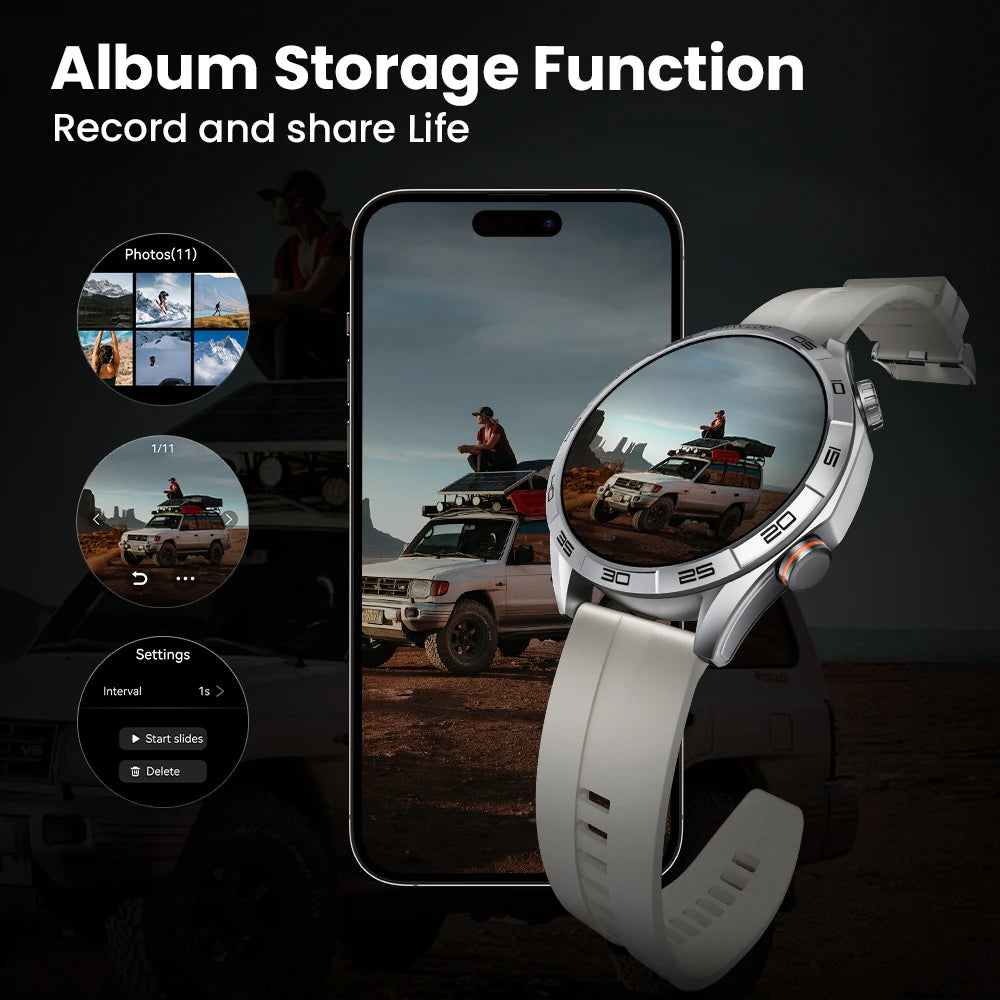 Solar 5 Voice Calling Smartwatch – AMOLED Display