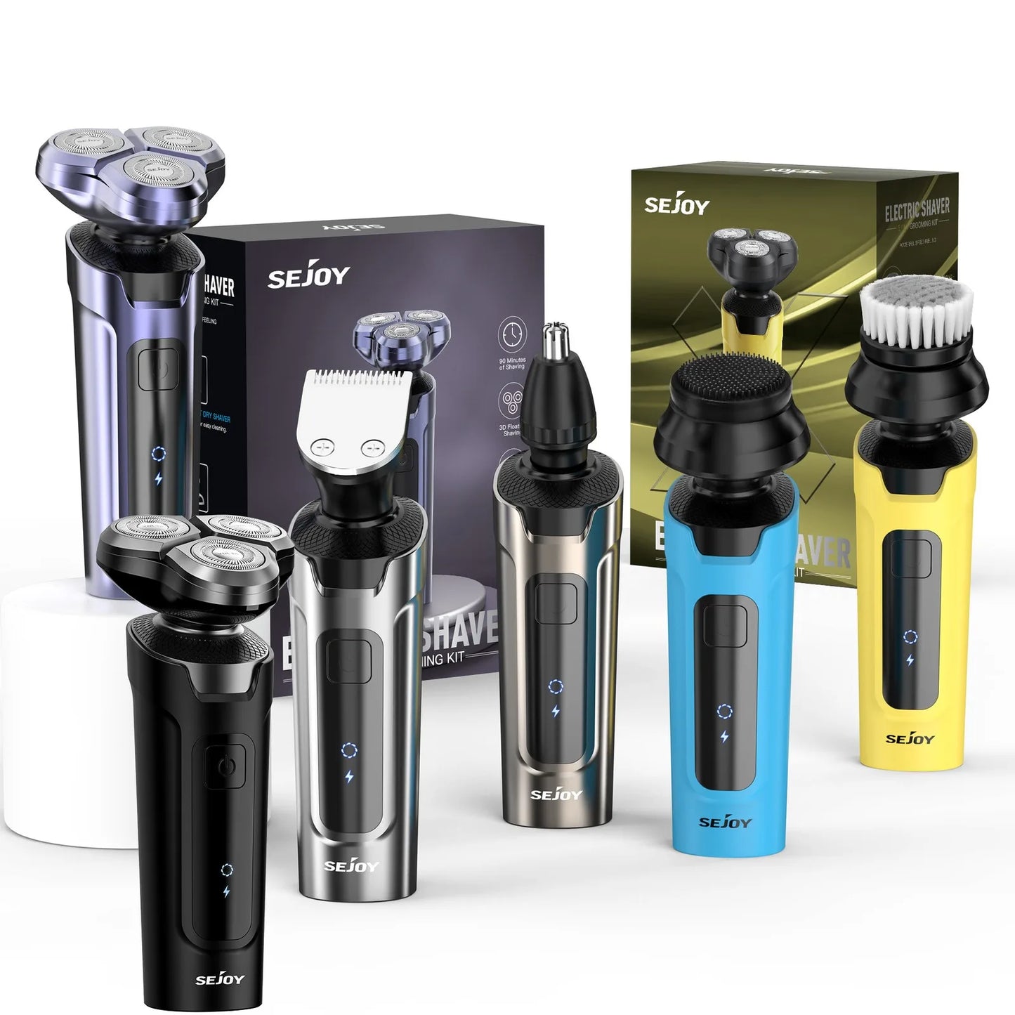 3-in-1 Electric Shaver – Beard, Nose & Razor Trimmer Waterproof