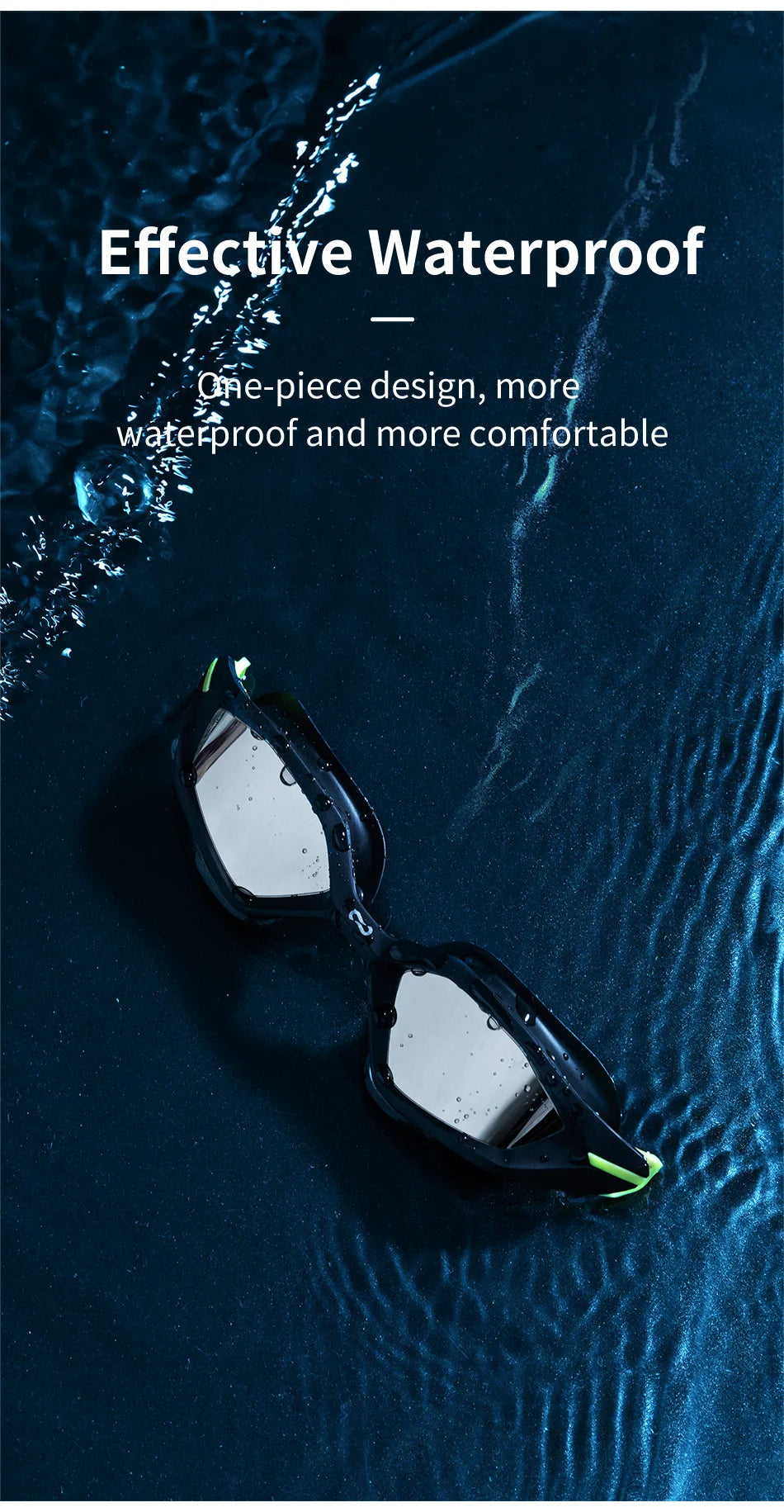 Professional Swimming Goggles – Anti-Fog, UV, Waterproof Fit