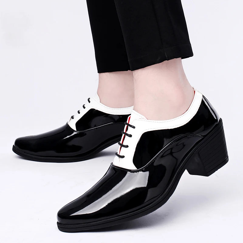 New Groom White & Black Oxfords