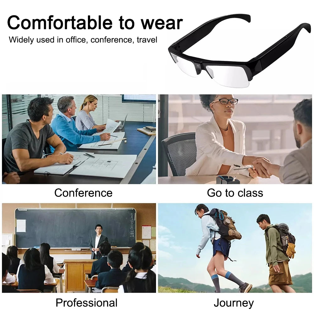 1080P HD Camera Glasses | Mini DVR Video Recording Sports & Driving Eyewear