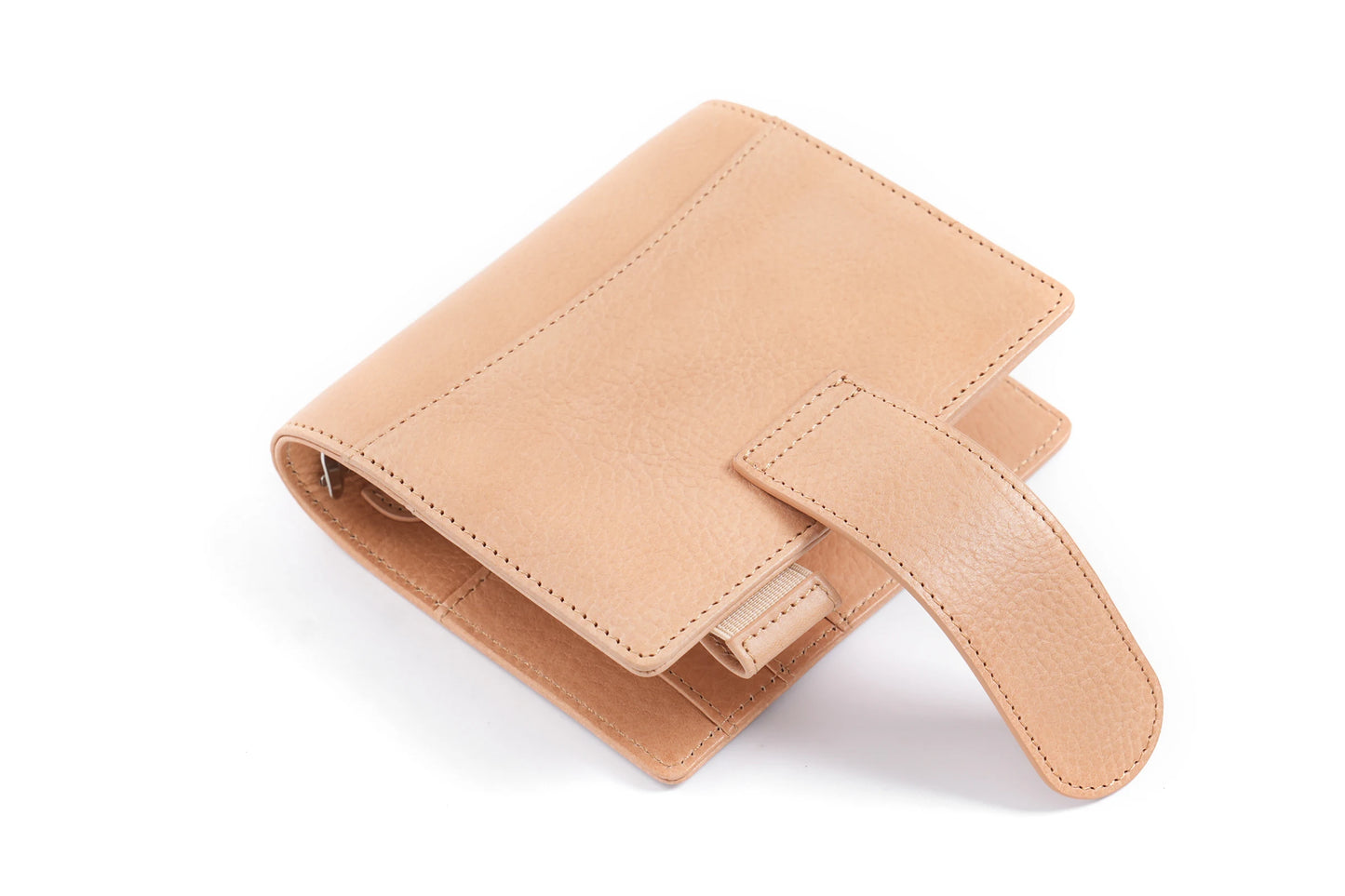 Pocket/A7 Ring Planner – 25mm Vegetable Tanned Leather Organizer