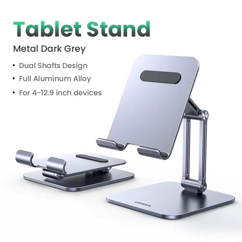 Aluminum Tablet & Phone Stand – Adjustable Holder for Desk