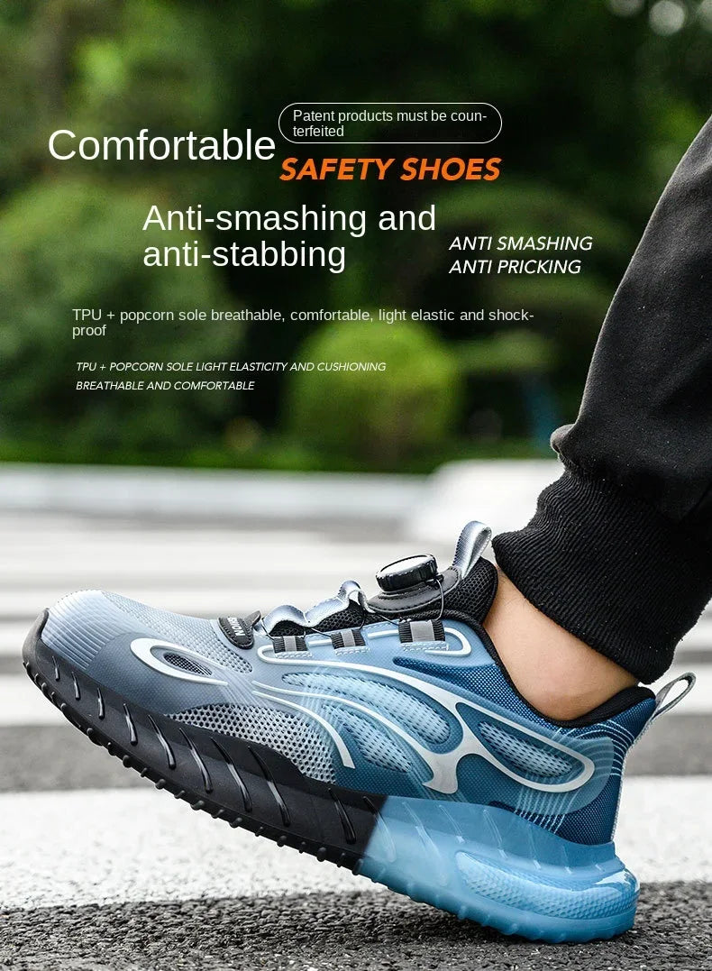Cartmela Steel Toe Safety Shoes for Men – Breathable