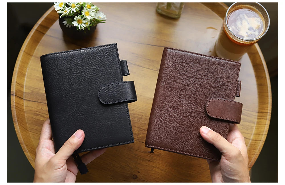 A6 Plus Leather Notebook Cover – Full Grain Vegetable Tanned