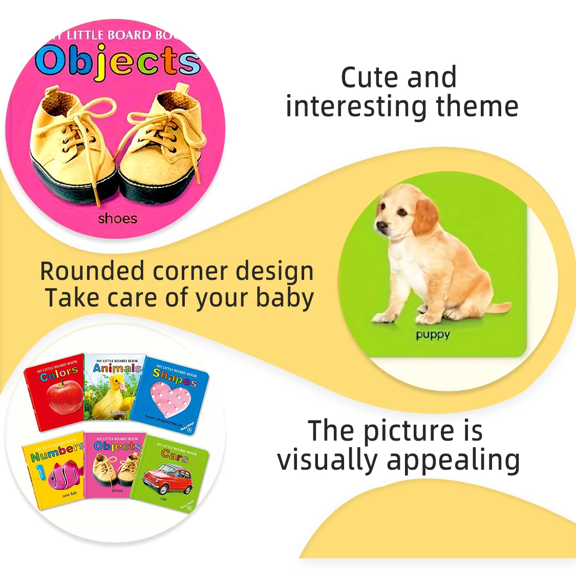 0-2 Years Baby Cognitive Learning Books Set