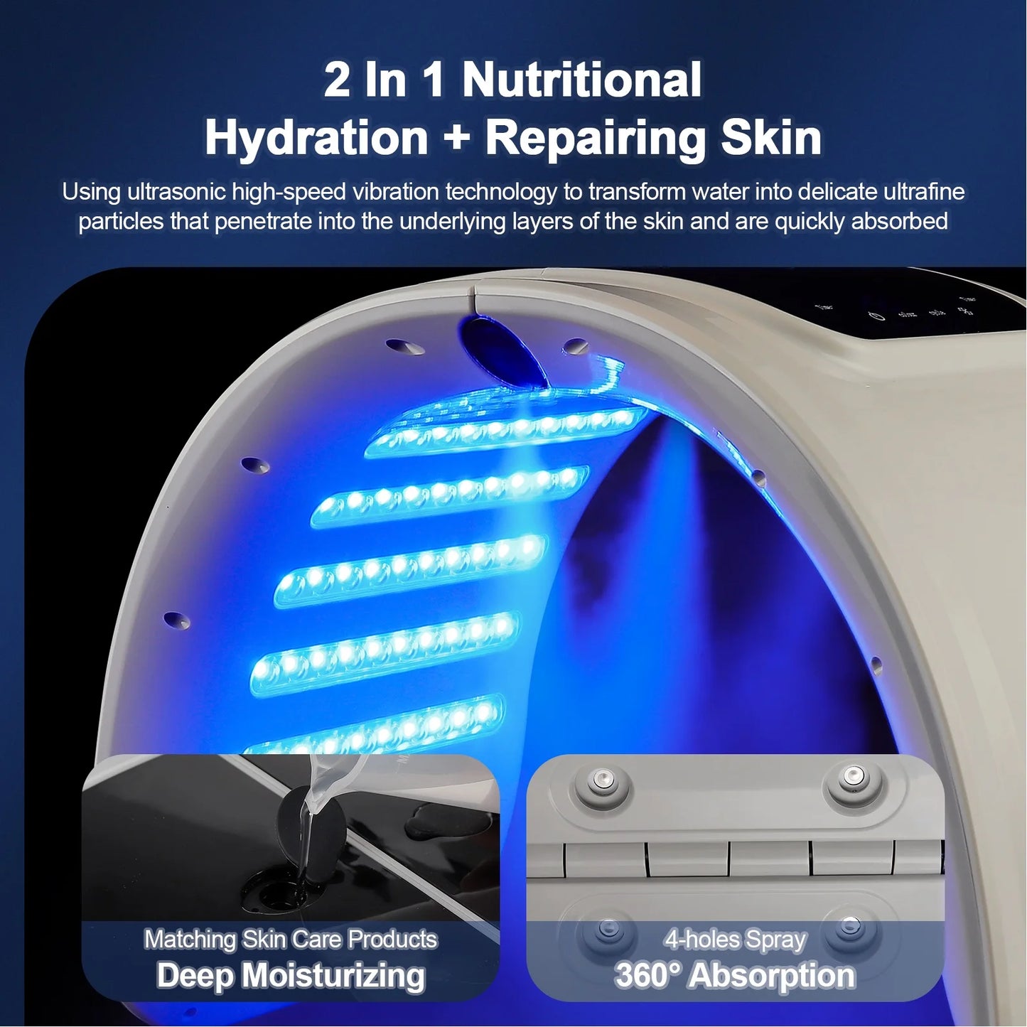 7-Color LED Photon Therapy Device – Skin Rejuvenation & Facial Care