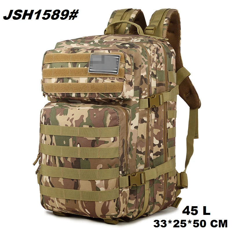 Tactical Backpack – Small Gym, Travel & Hiking Bag with Molle System