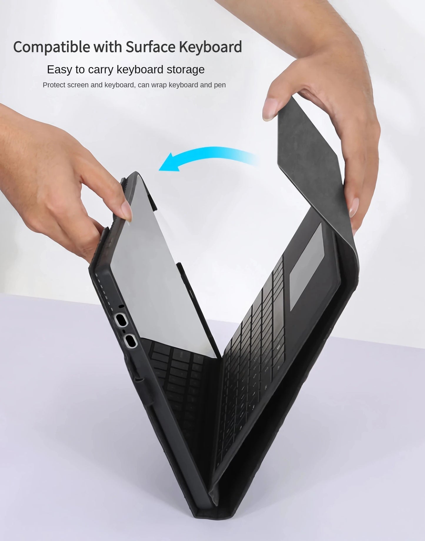 Business Portfolio Case for 13" Surface Pro – Multi-Angle Stand TPU