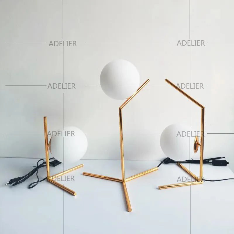 Modern Glass Ball Table Lamp