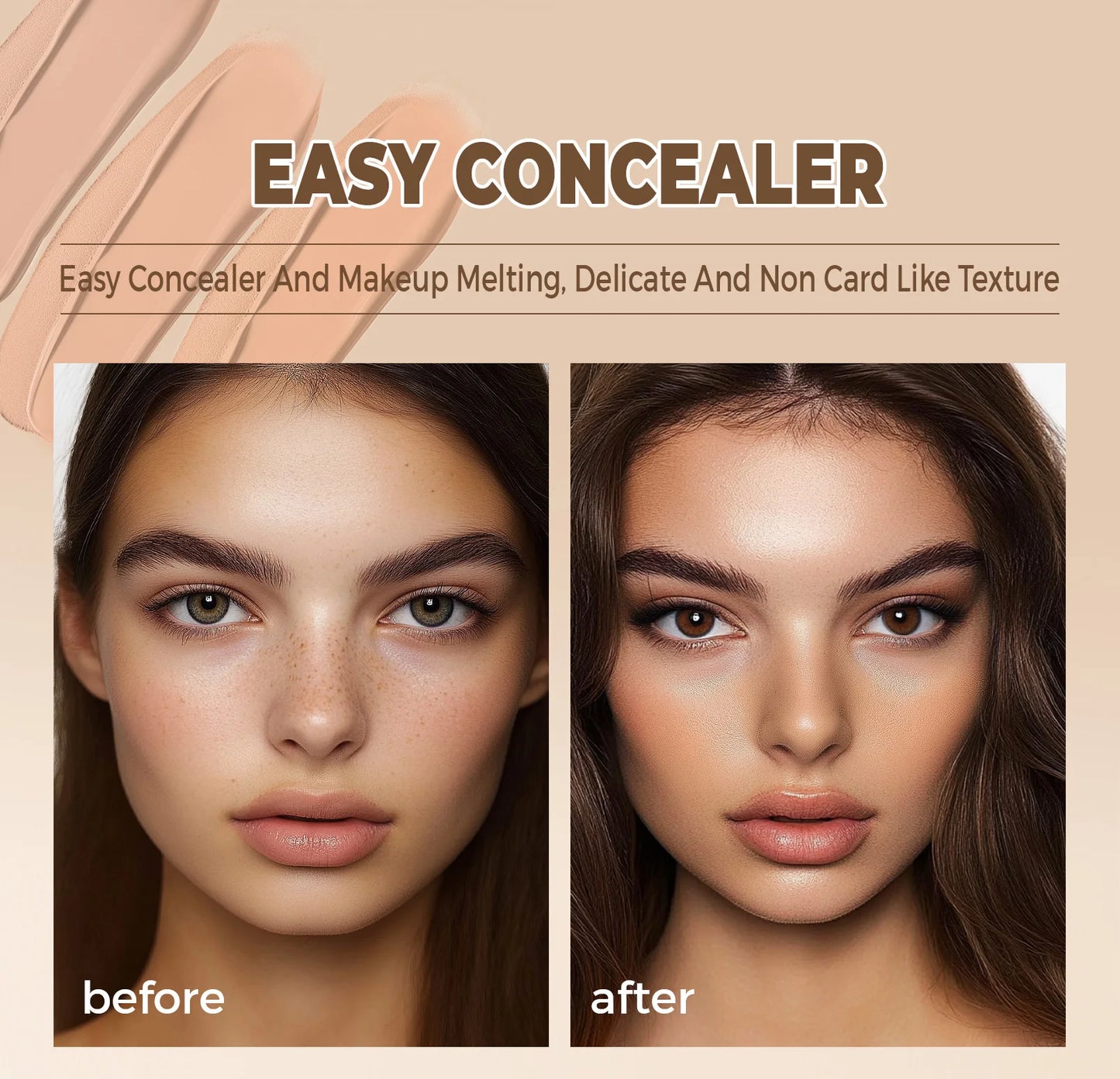 Waterproof Full Coverage Concealer for Scars, Tattoos & Blemishes