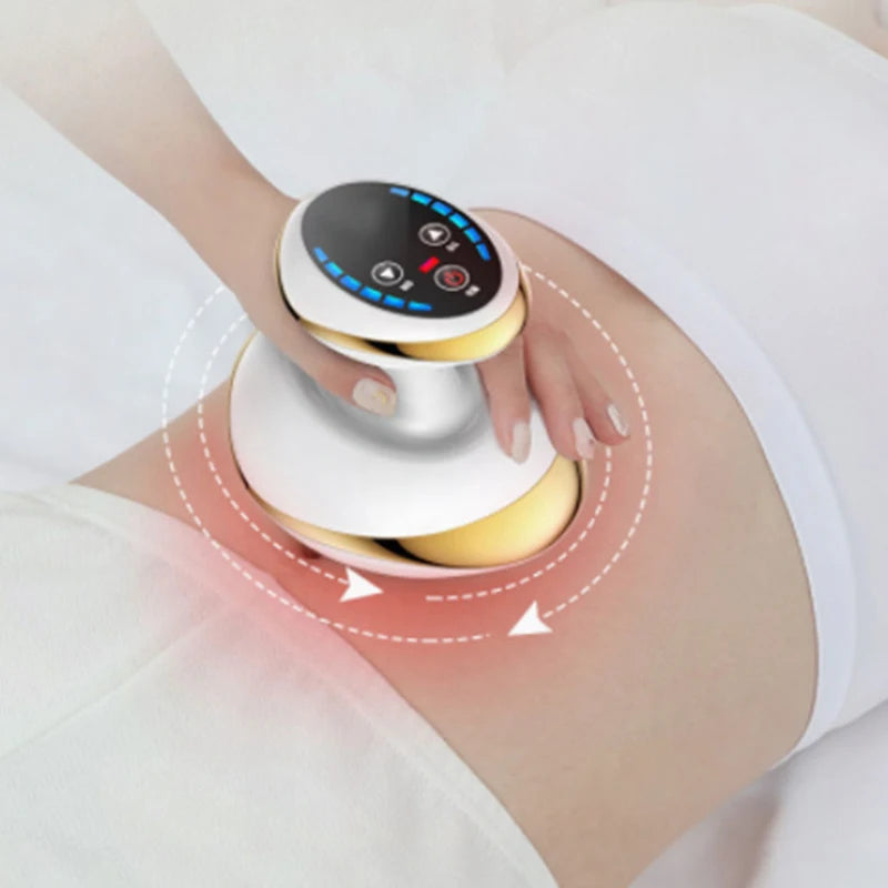 Electric Guasha Cupping Massager – Vacuum Heating Anti-Cellulite Tool