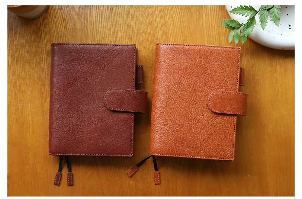 A6 Plus Leather Notebook Cover – Full Grain Vegetable Tanned
