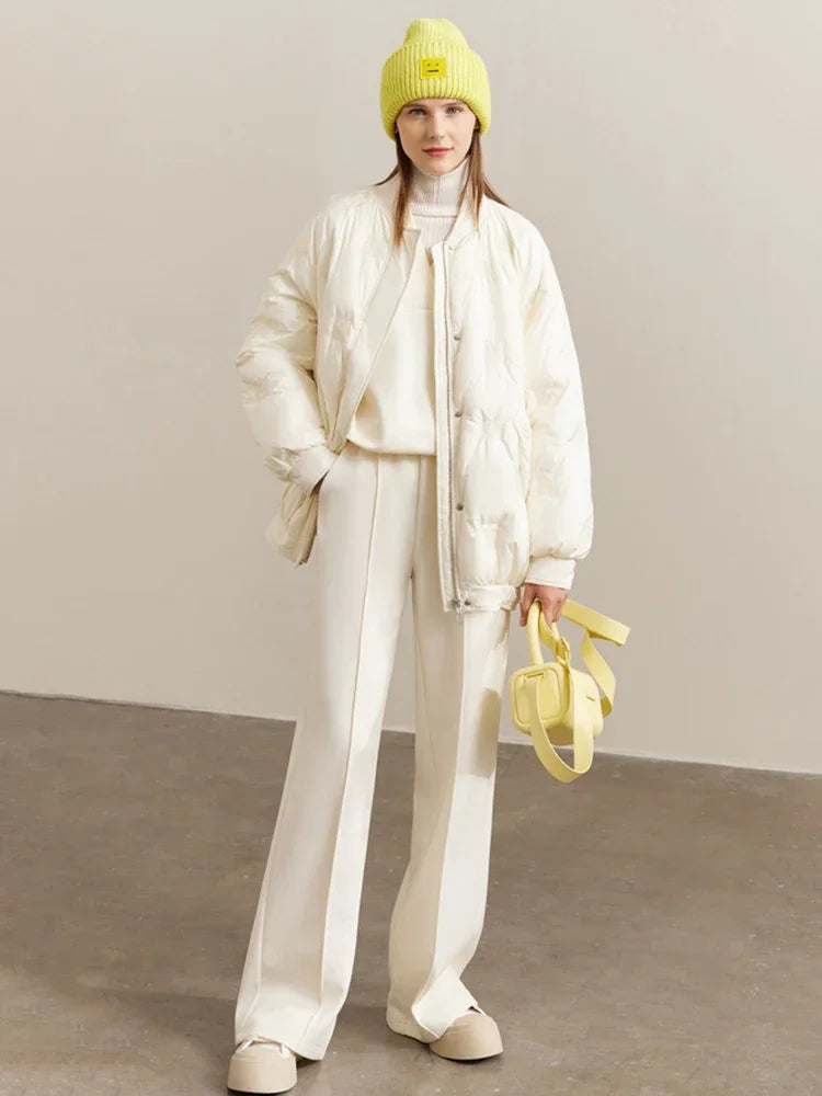 Women’s Loose Sweatshirt & Straight Leg Pants – Spring Casual Set