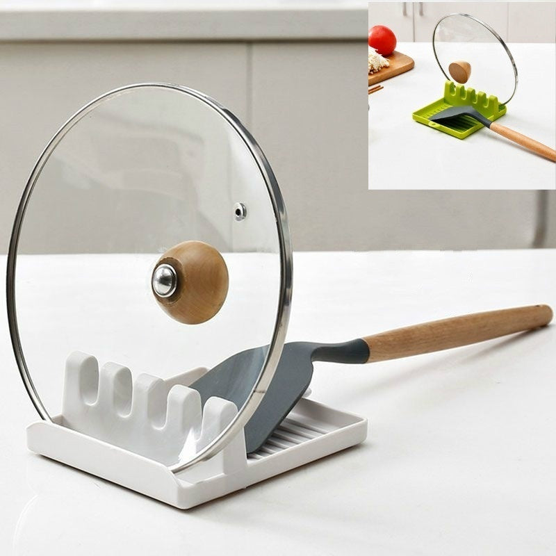 Kitchen Utensil Holder – Non-Slip Spoon & Spatula Rest Organizer