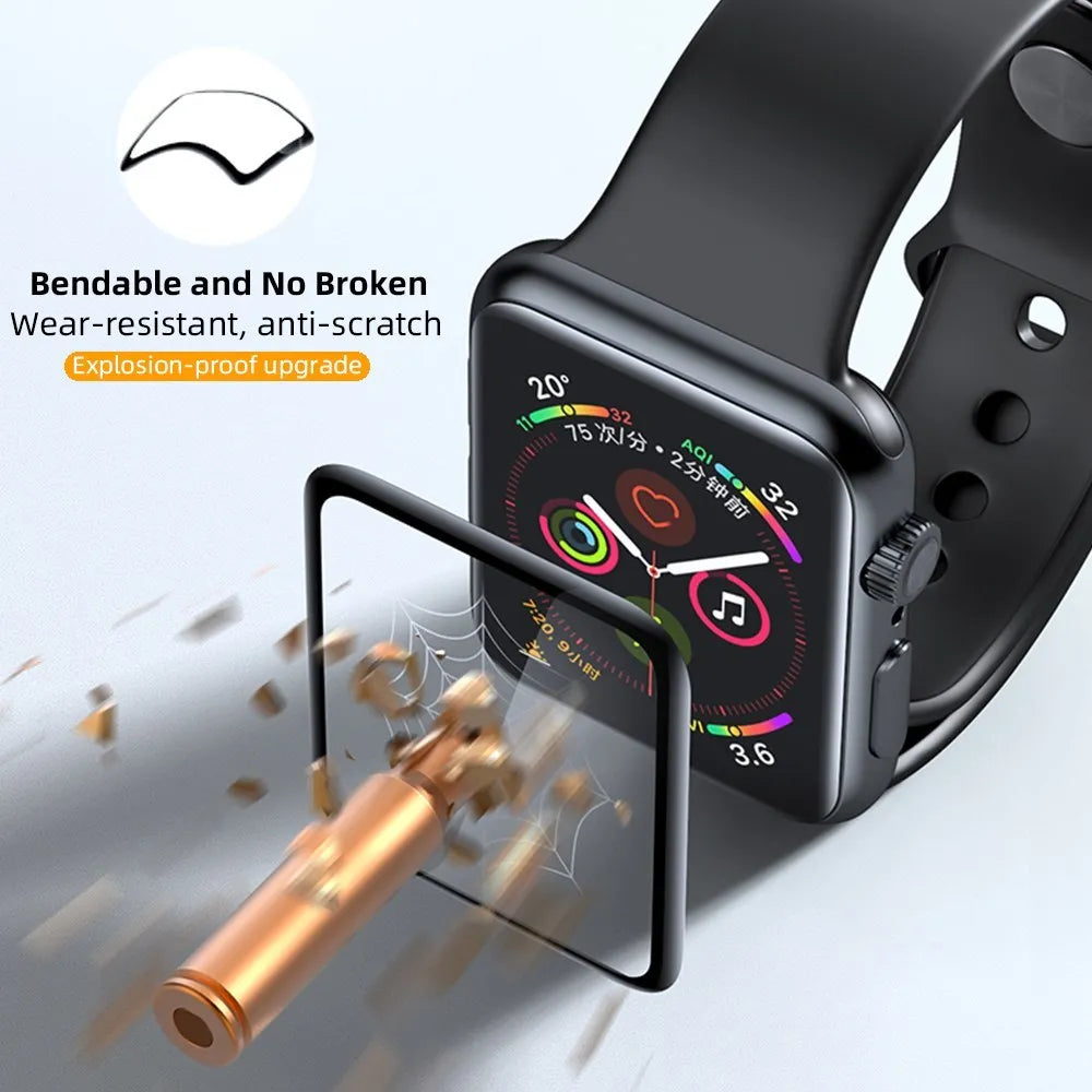 3D Screen Protector Film for Apple Watch Series 9–1, SE, Ultra 2