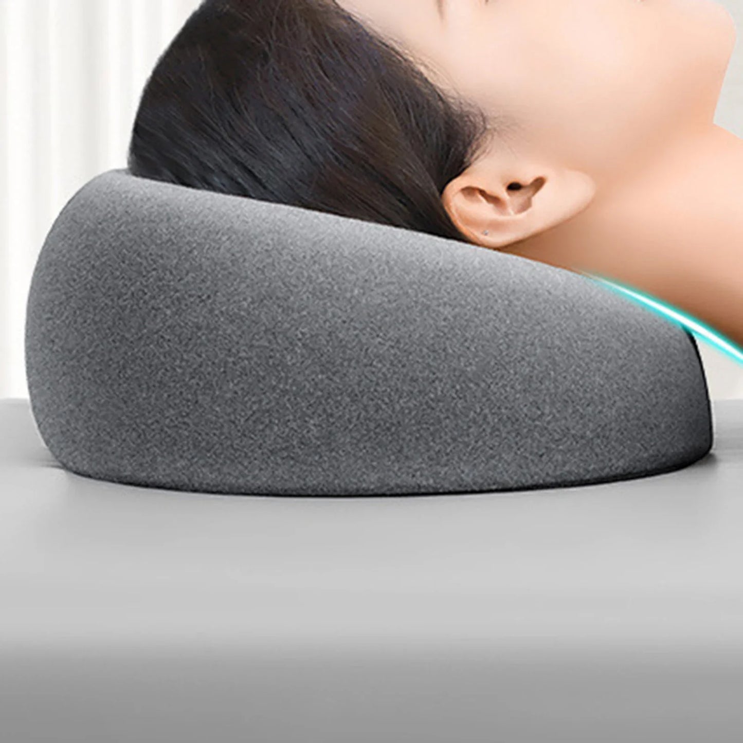 Face Down Memory Foam Pillow – Prone Nap & Massage Headrest
