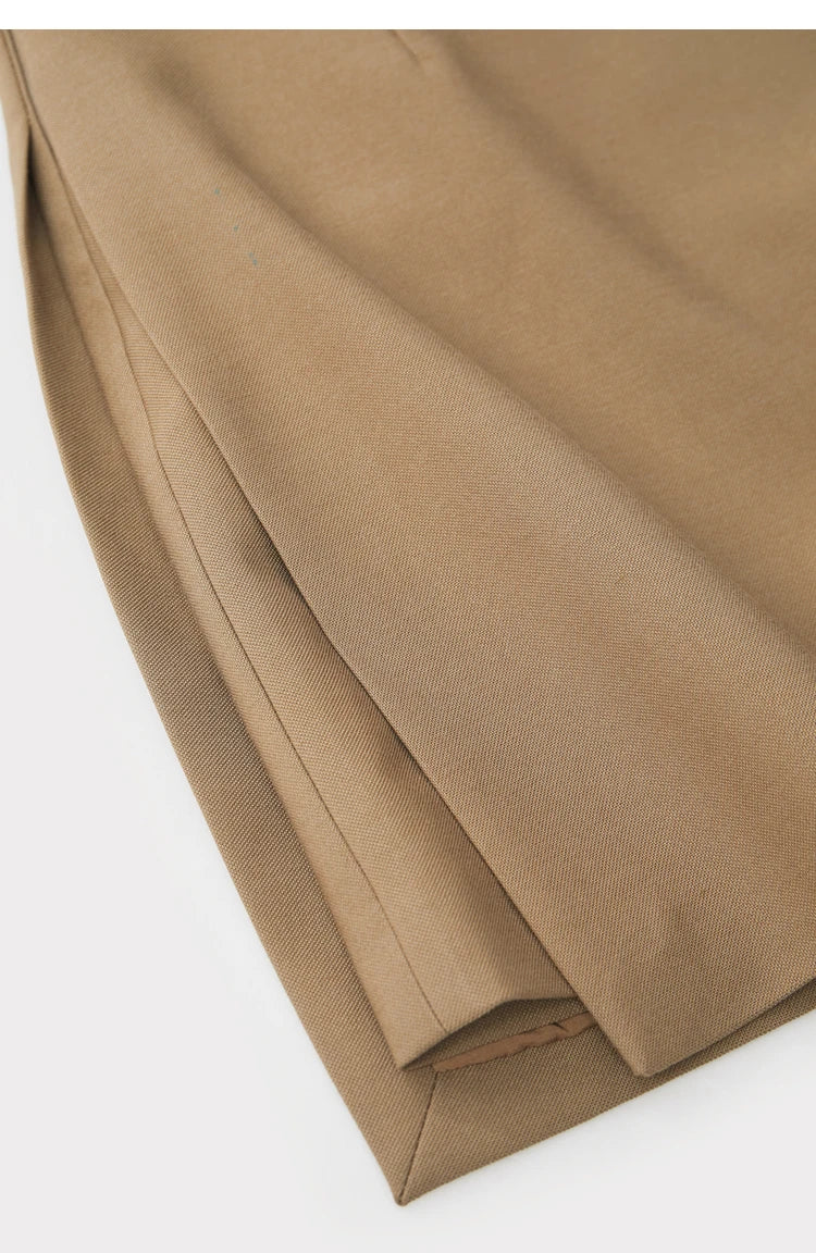 Women’s High Waist A-Line Shorts Skirt – Casual Autumn Fashion