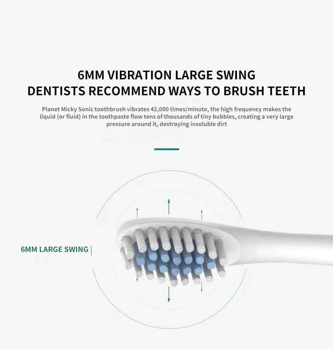 Sonic Electric Toothbrush for Adults | 3 DuPont Heads, USB Rechargeable, IPX7 Waterproof