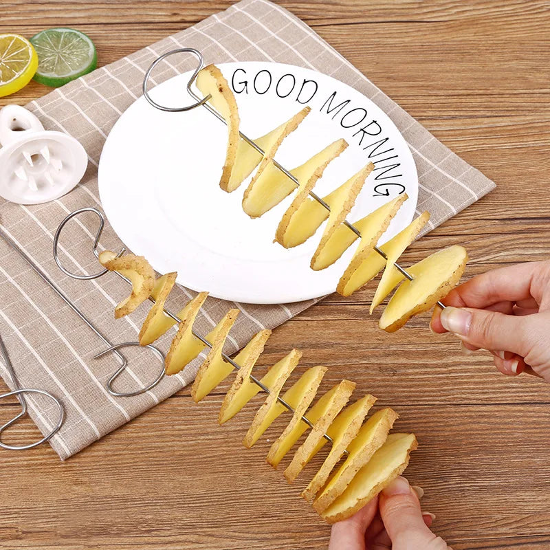 Spiral Potato Cutter – DIY Twisted Vegetable & Fruit Slicer