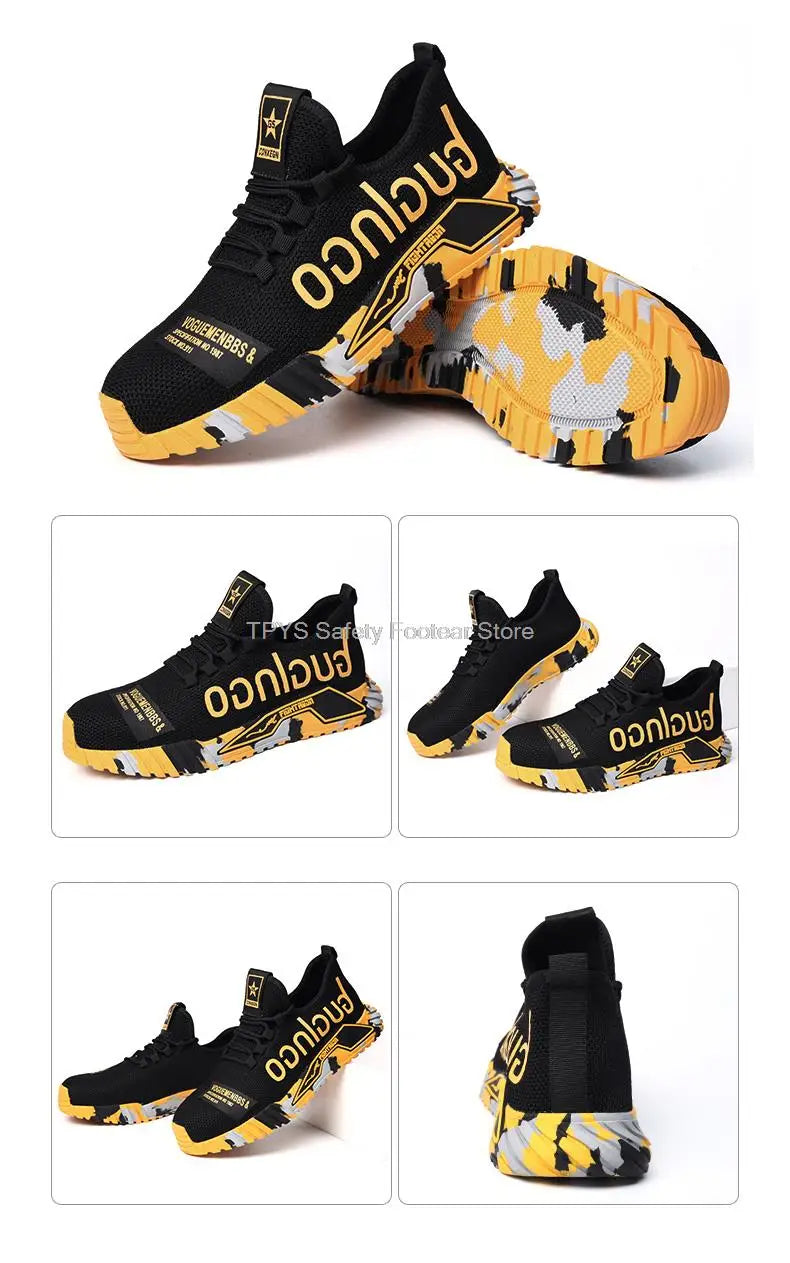 Safety Shoes for Men – Breathable, Anti-Puncture