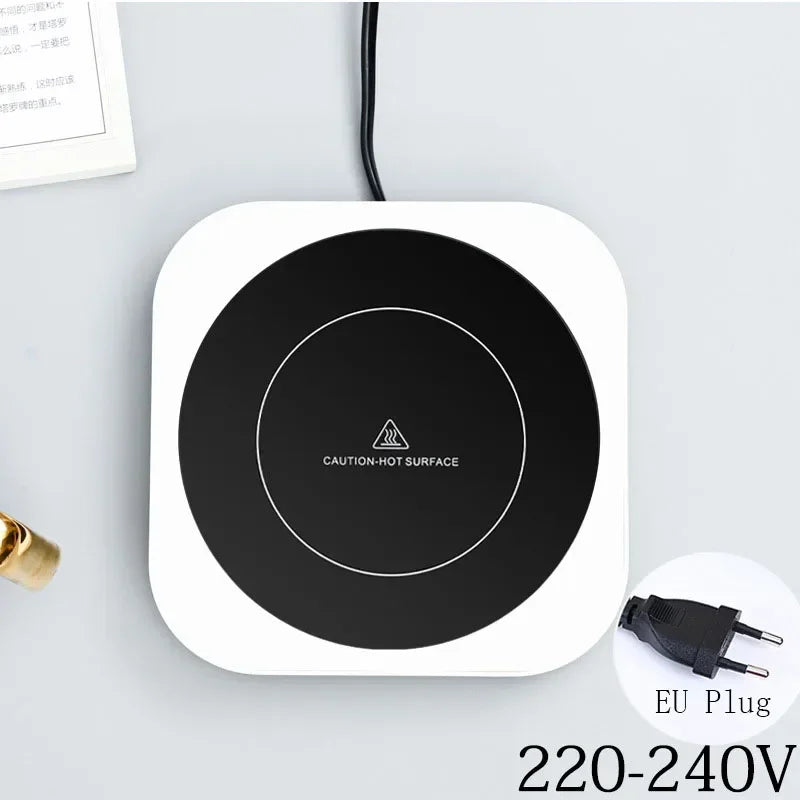 Electric Coffee Mug Warmer – 80°C Heating Plate for Desk Use