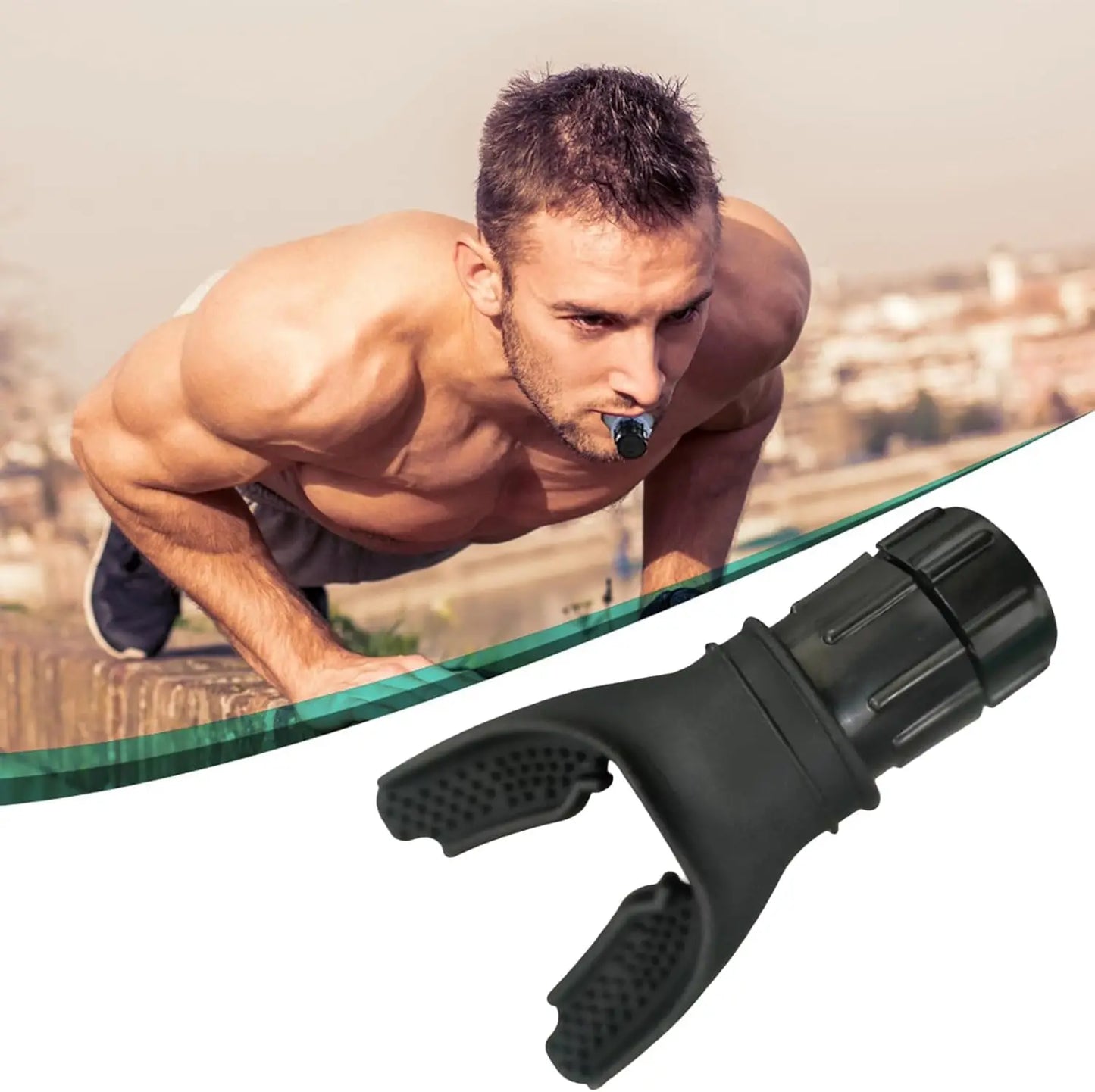 Adjustable Silicone Breathing Trainer – Fitness Lung Exerciser