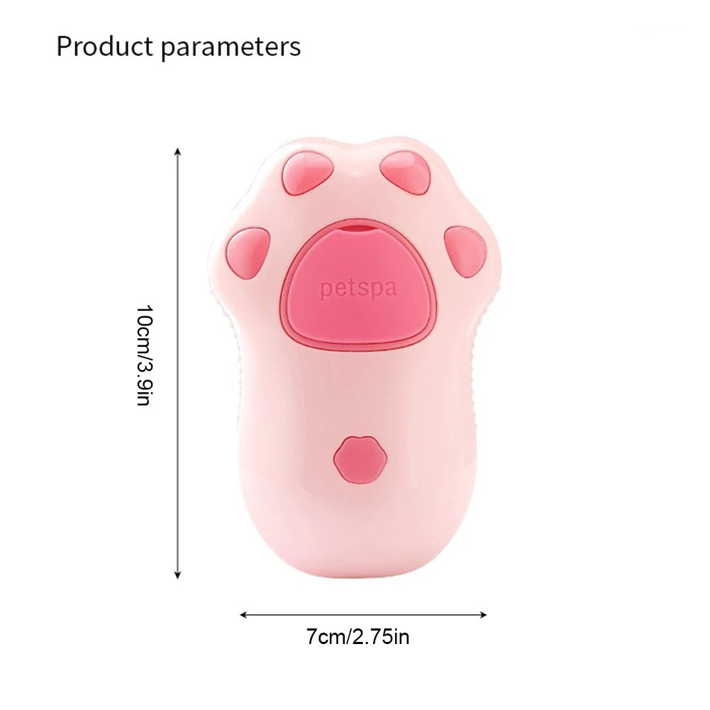 Pet Steam Brush with Massage & Water Spray – Grooming for Cats & Dogs