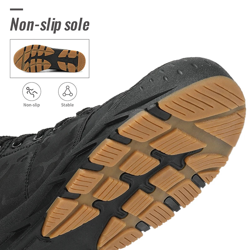 Cartmela Men's Waterproof Winter Ankle Boots
