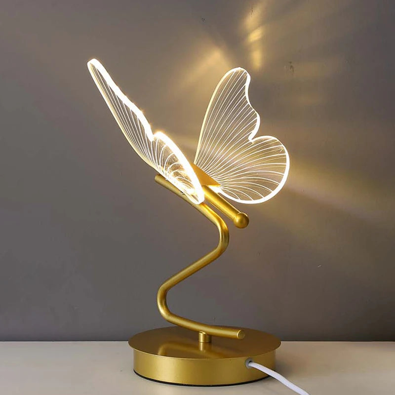 Cartmela Nordic LED Desk Lamp – Butterfly