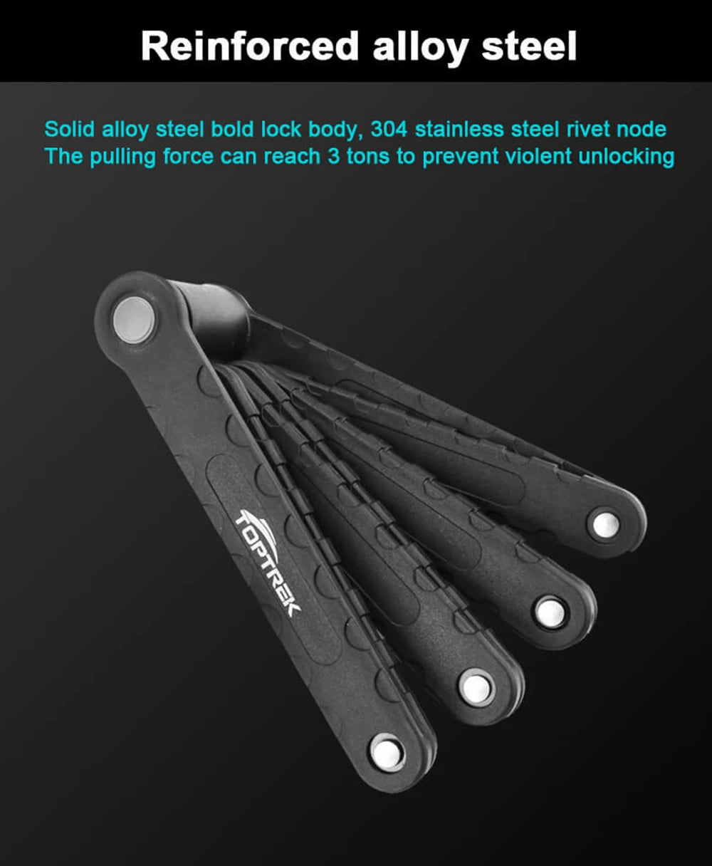 Foldable Bicycle Lock – High Security Anti-Theft Bike Accessory