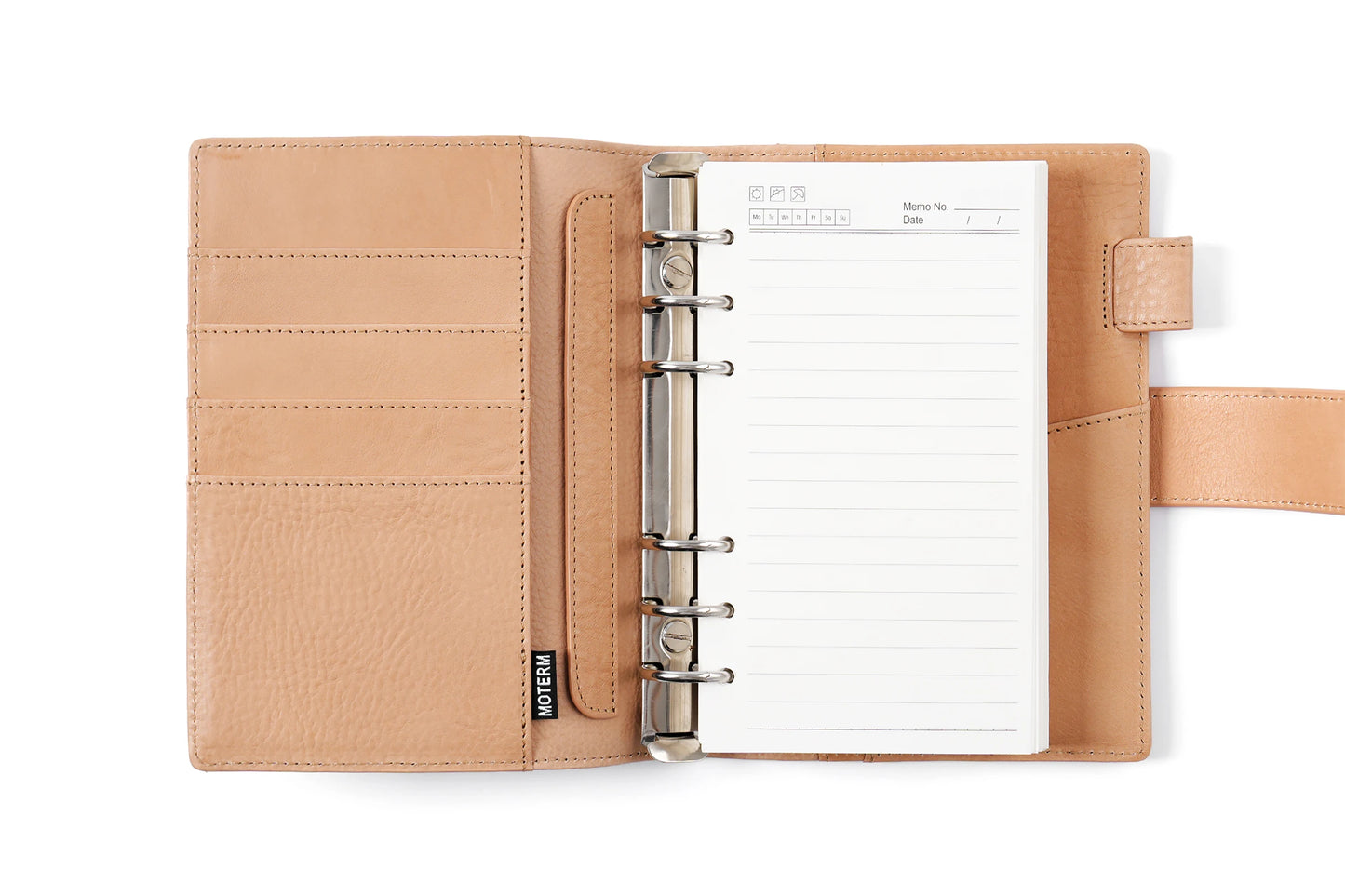 Elite Personal Size Rings Planner – Vegetable Tanned Leather, 25mm Rings