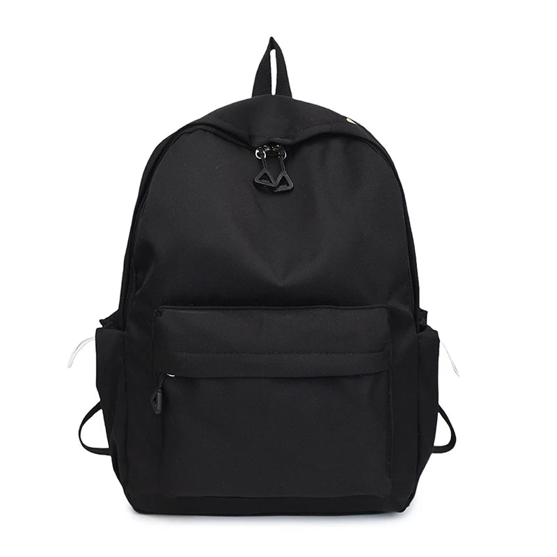 Women’s Waterproof Nylon Backpack – Simple School & Travel Bag