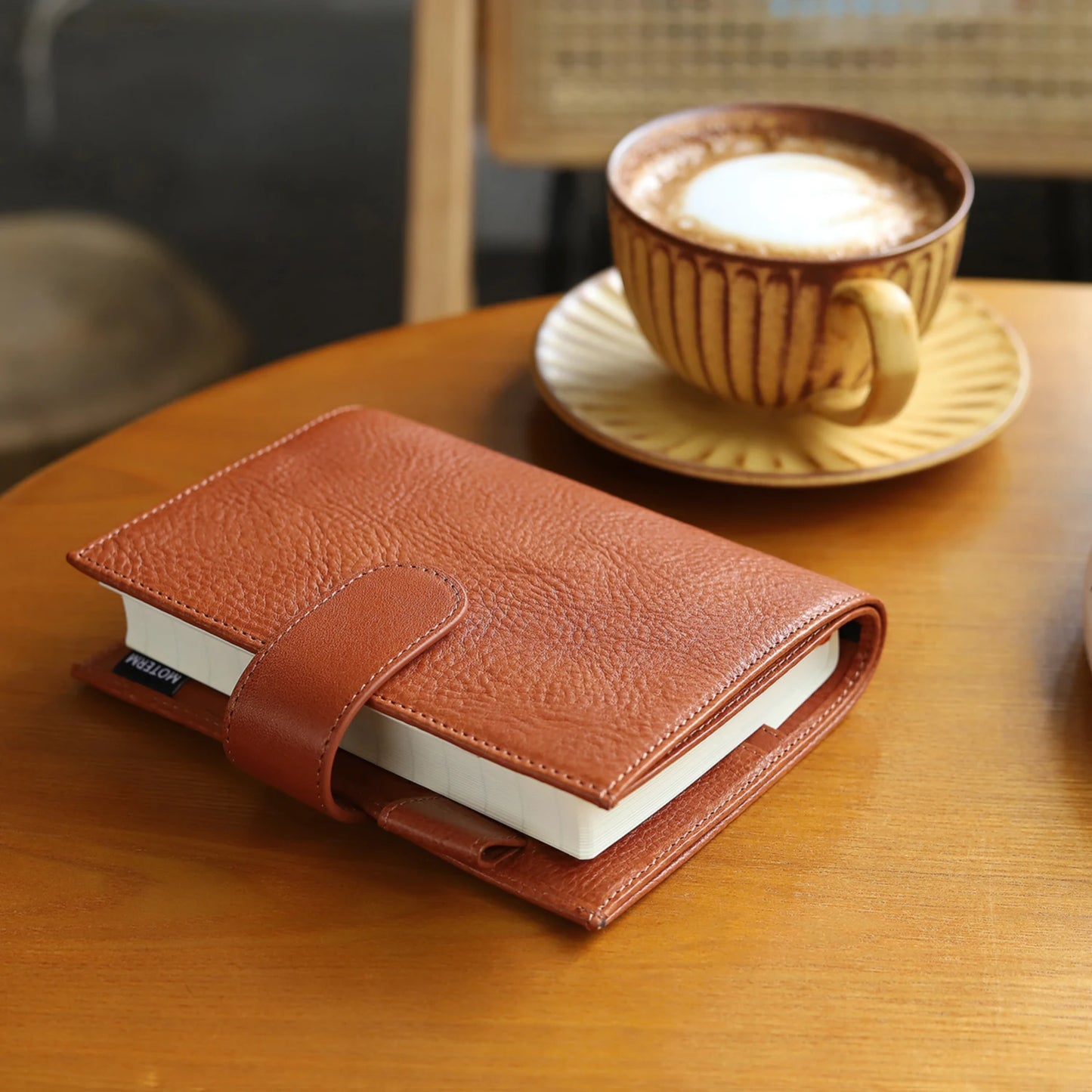 A6 Plus Leather Notebook Cover – Full Grain Vegetable Tanned