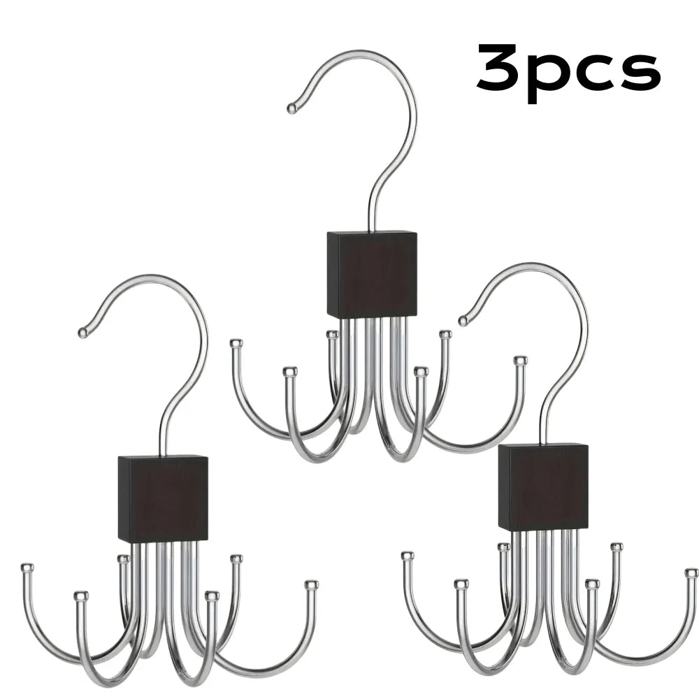 360° Rotating Storage Hanger Hook for Bras, Scarves, Ties & Accessories