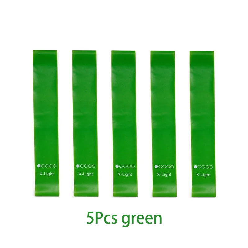 5PCS Resistance Bands Set – Elastic Fitness Bands for Yoga & Workout