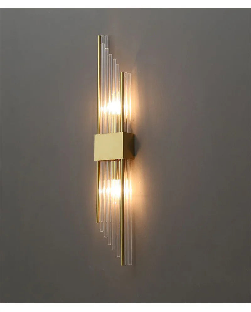 Luxury LED Wall Lamp - Modern Gold Wall Sconce for Living Room