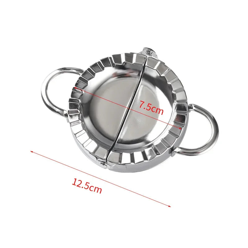 Stainless Steel Dumpling Maker Press for Ravioli, Pie, and Pastry