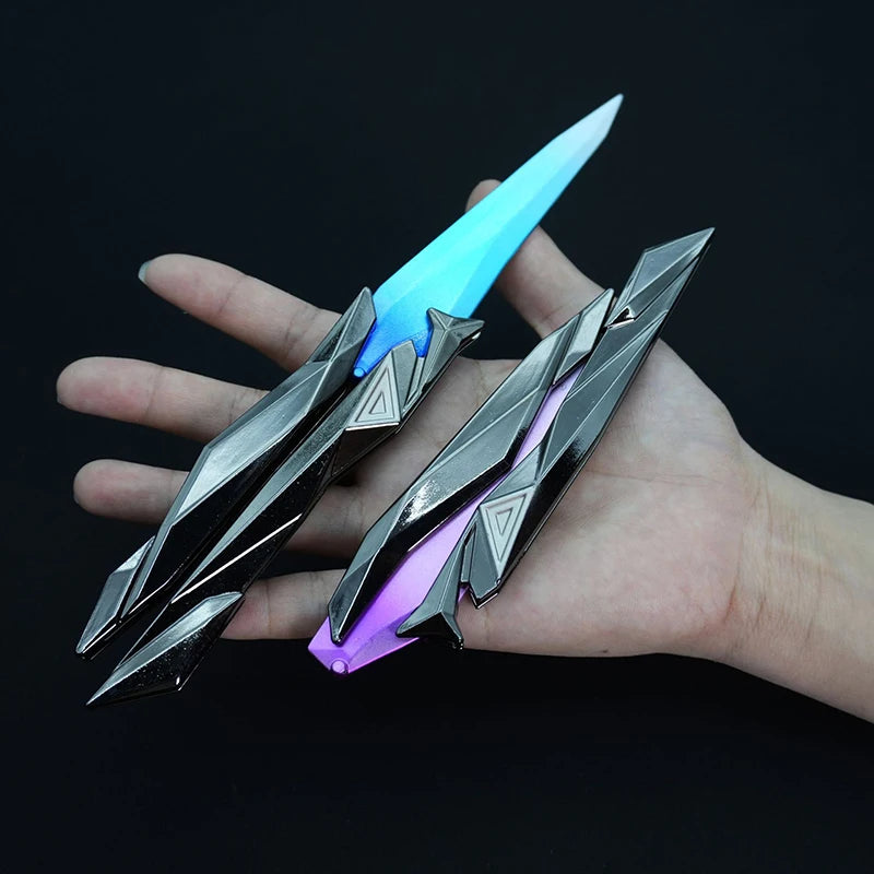 3D Engraved Tactical Butterfly Blade – Foldable Cosplay Knife