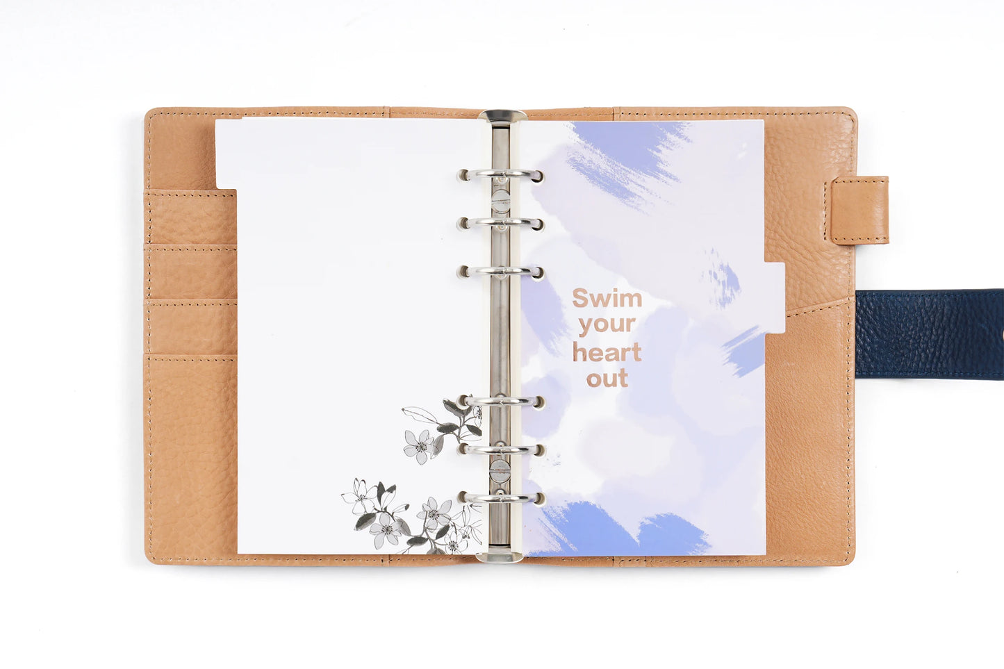 Elite Personal Size Rings Planner – Vegetable Tanned Leather, 25mm Rings