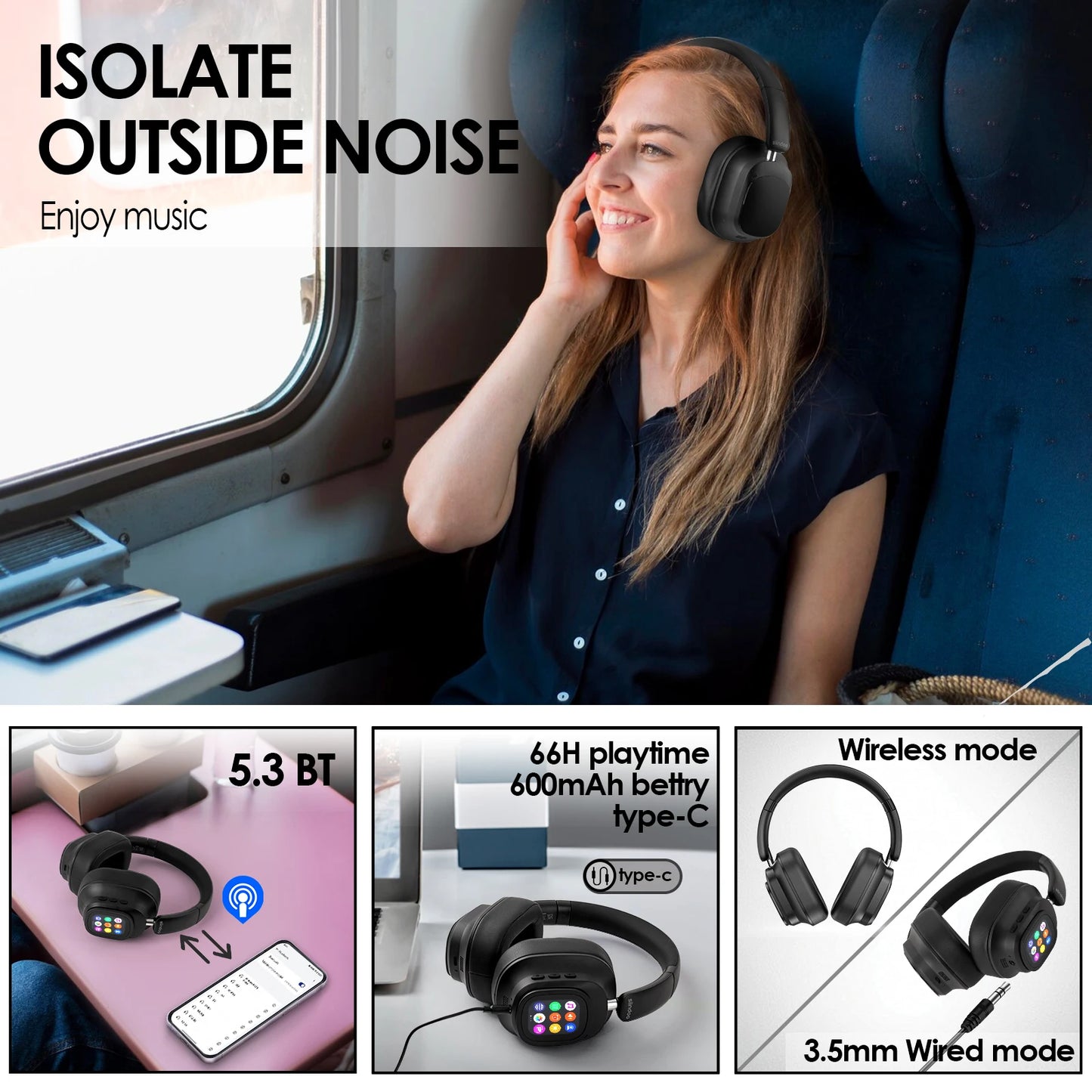Cartmela Siindoo ANC930Plus | Noise Cancelling Headphones