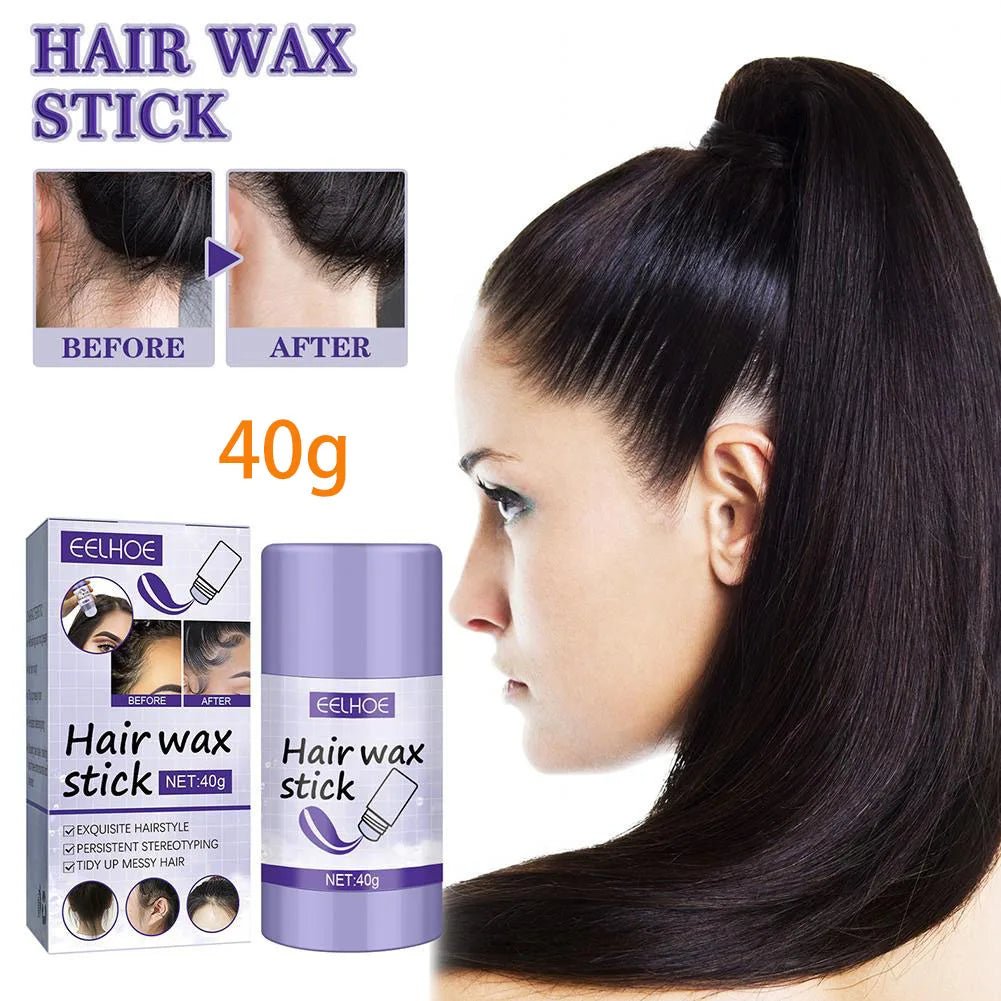 Hair Wax Stick for Styling & Frizz Control – 75g/15g Sizing Options