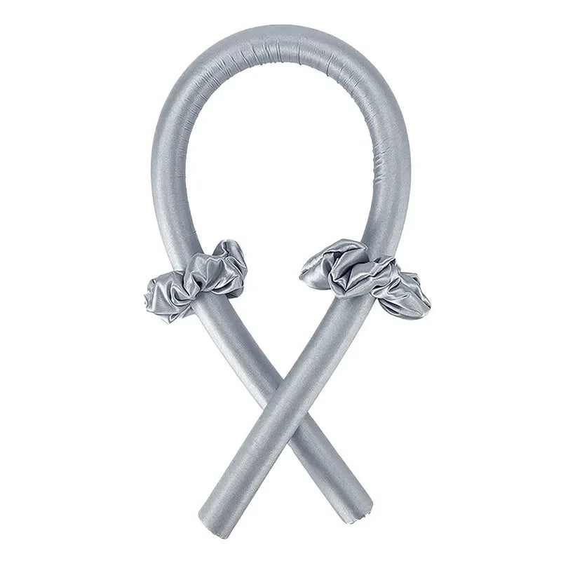 Silk Heatless Curling Rod – No-Heat Ribbon Hair Roller Headband