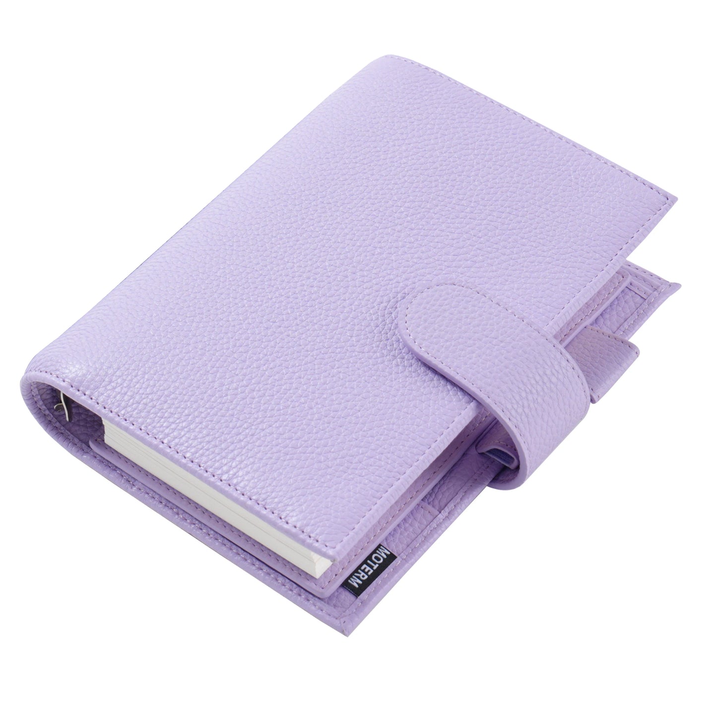 Personal Size Planner – 30mm Rings, Genuine Pebbled Grain Leather