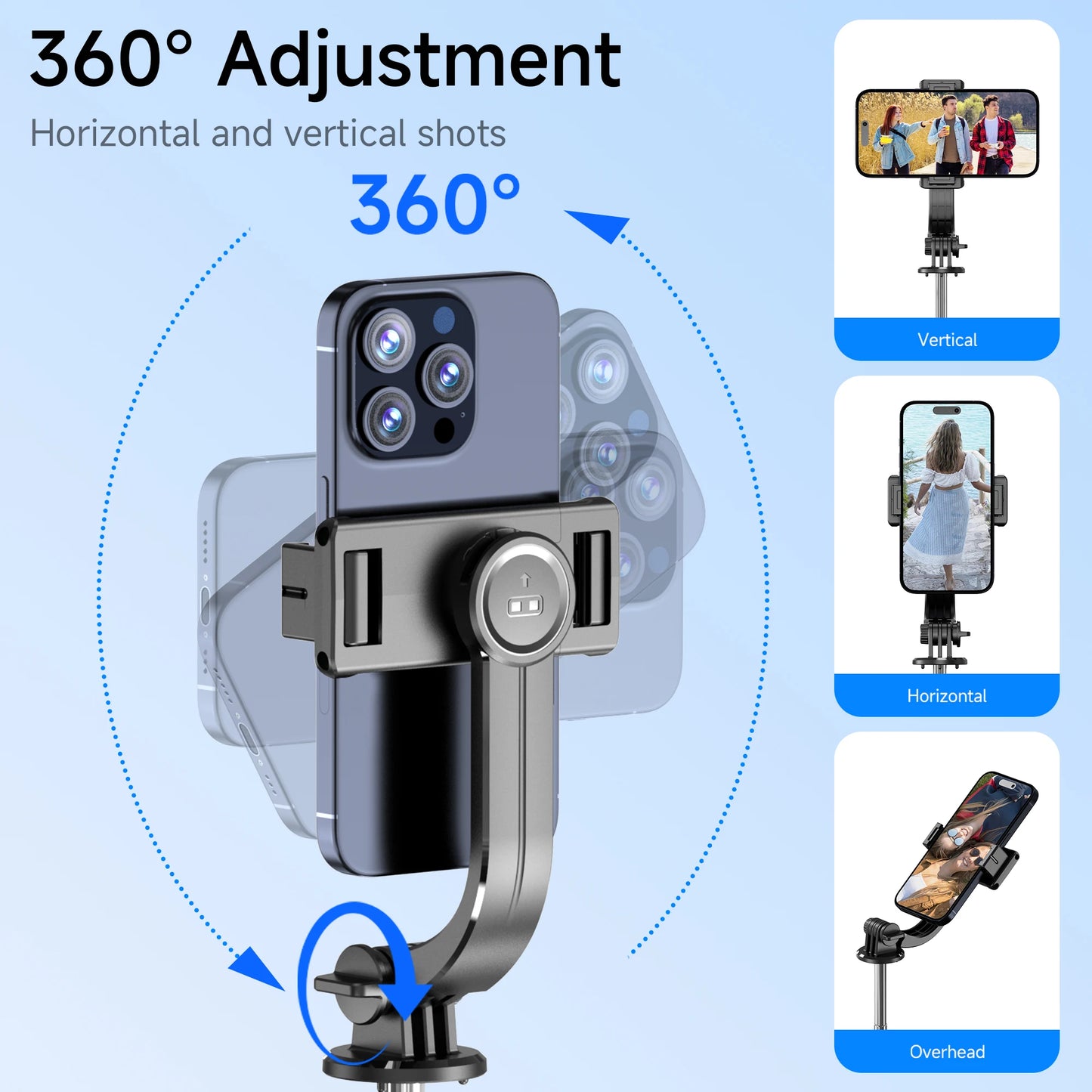 F15 68-Inch Selfie Stick Tripod with Wireless Remote