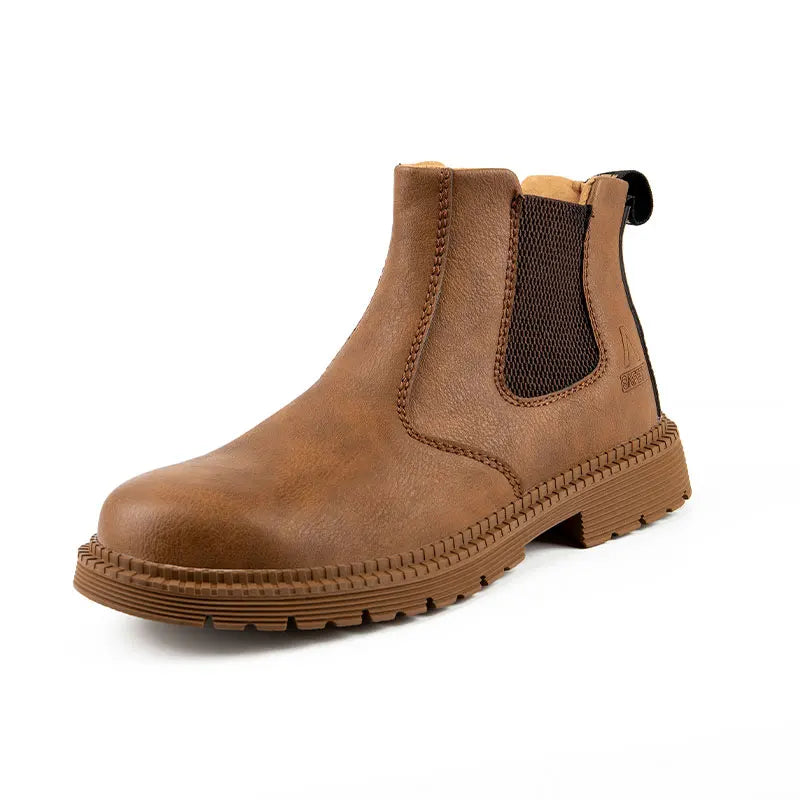 Cartmela 2023 Men’s Leather Safety Boots
