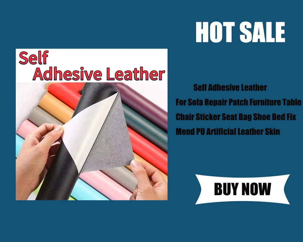Self-Adhesive Leather Repair Tape – DIY Patch for Furniture & More